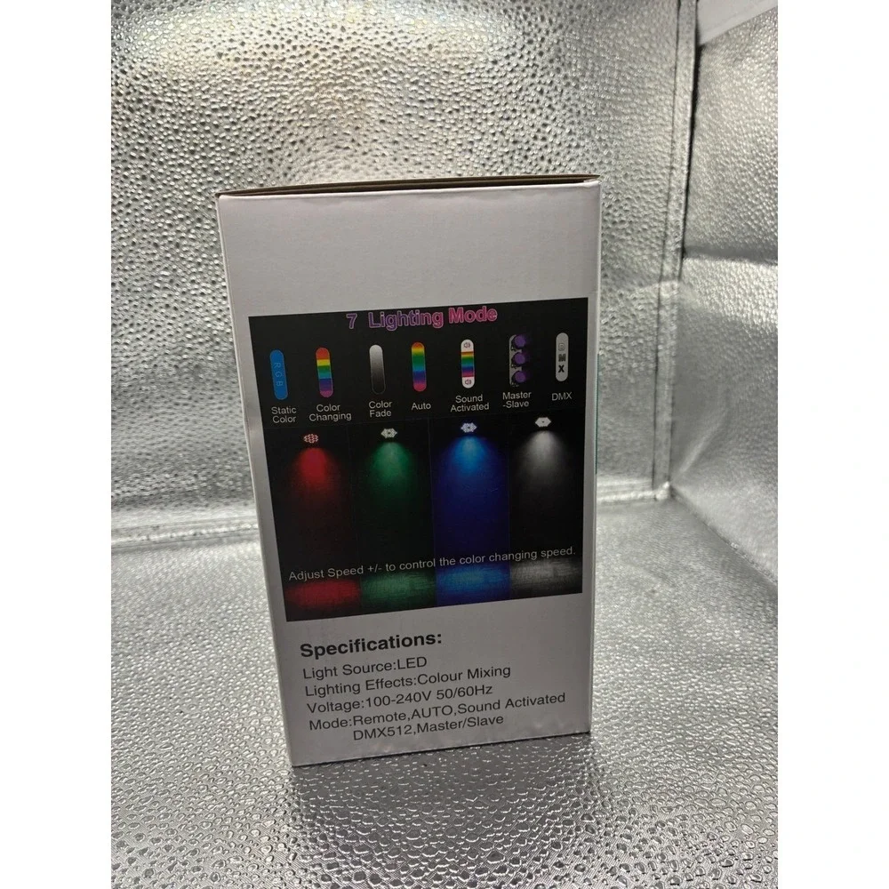 *NEW* 36 LED Par Light 4 pack w remote RGB Lighting DMX Party DJ